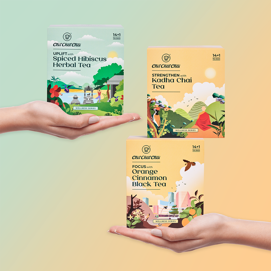 Hibiscus Herbal | Orange Cinnamon Black | Kadha Chai Tea
