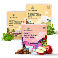 Gut Health - Ashwagandha Mint Herbal | Kadha Chai | Apple Spice Cake