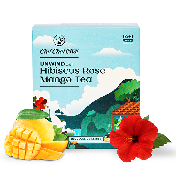 Unwind with Hibiscus Rose Mango Tea