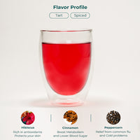 Spiced Hibiscus Herbal Tea - Uplift